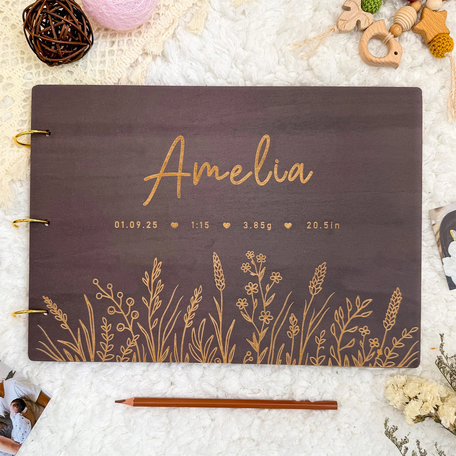 Wooden Photo Album